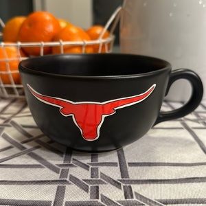 Dept56 Black Longhorn Cappucino Mug